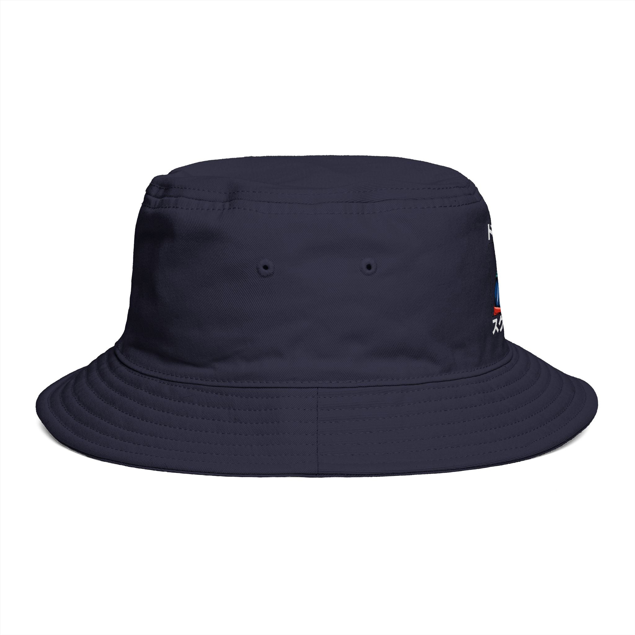 Dooky Squad manga design bucket hat with Katta Kanna text