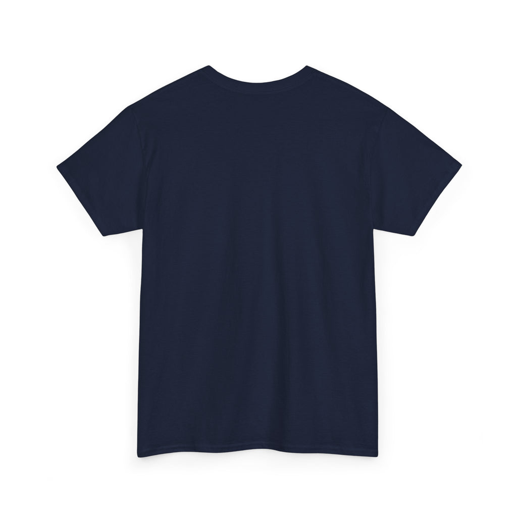 Yin Yang Brushstroke T-Shirt — Red & Blue Balance Graphic Tee