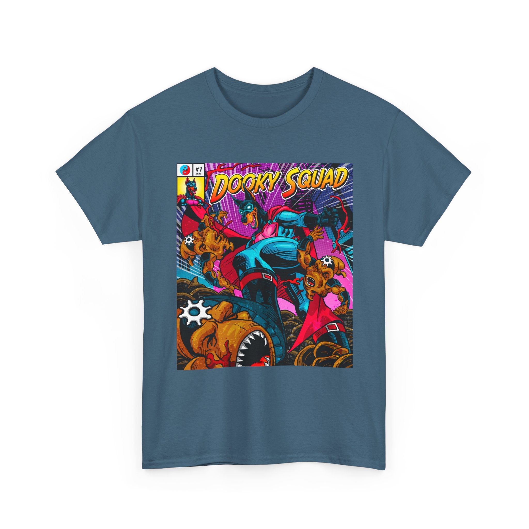 Dooky Squad OG Art tee, retro superhero graphic crewneck