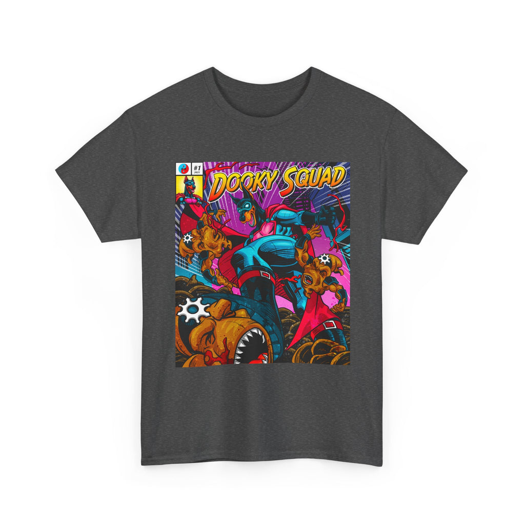 Dooky Squad OG Art tee, retro superhero graphic crewneck
