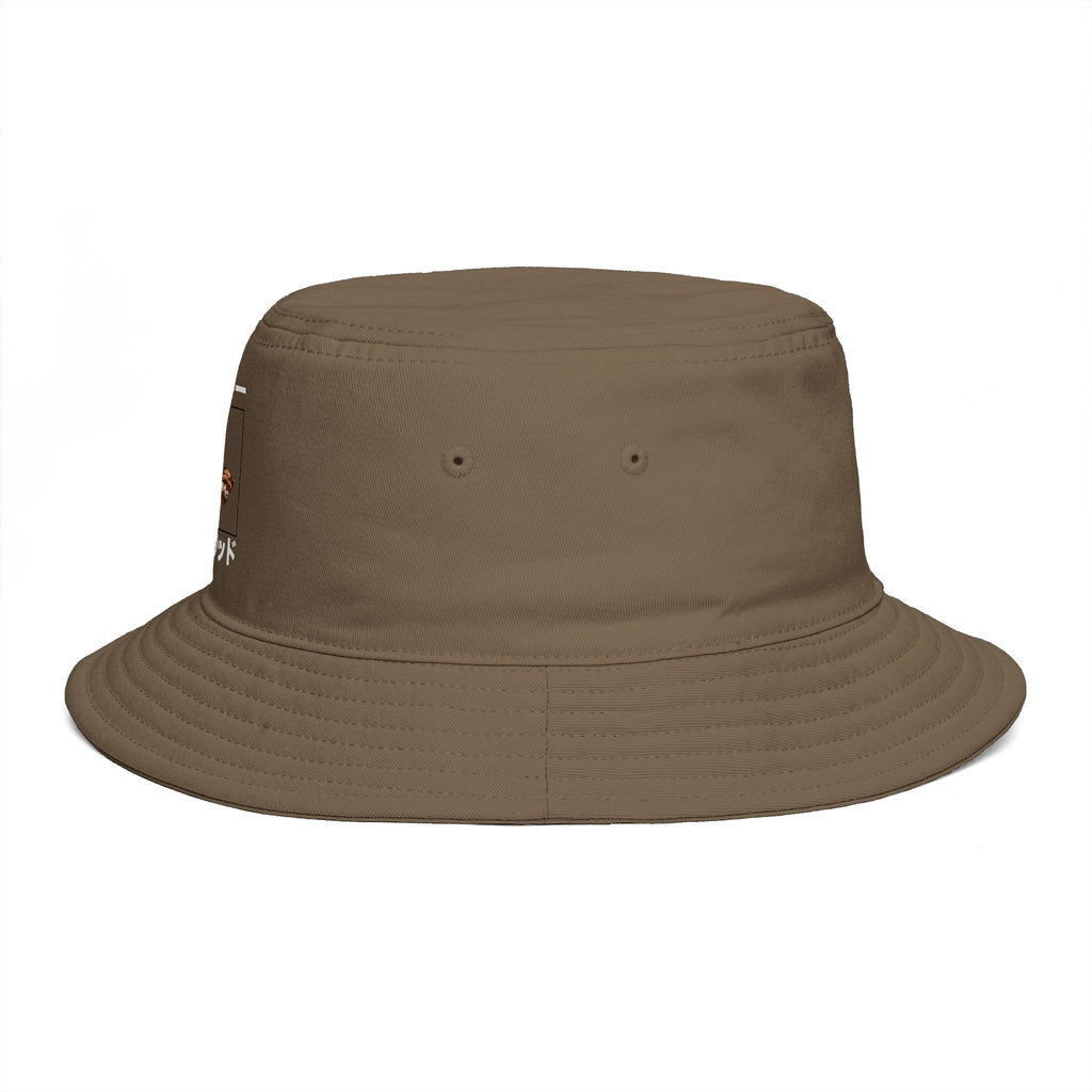 Dooky Squad manga design bucket hat with Katta Kanna text