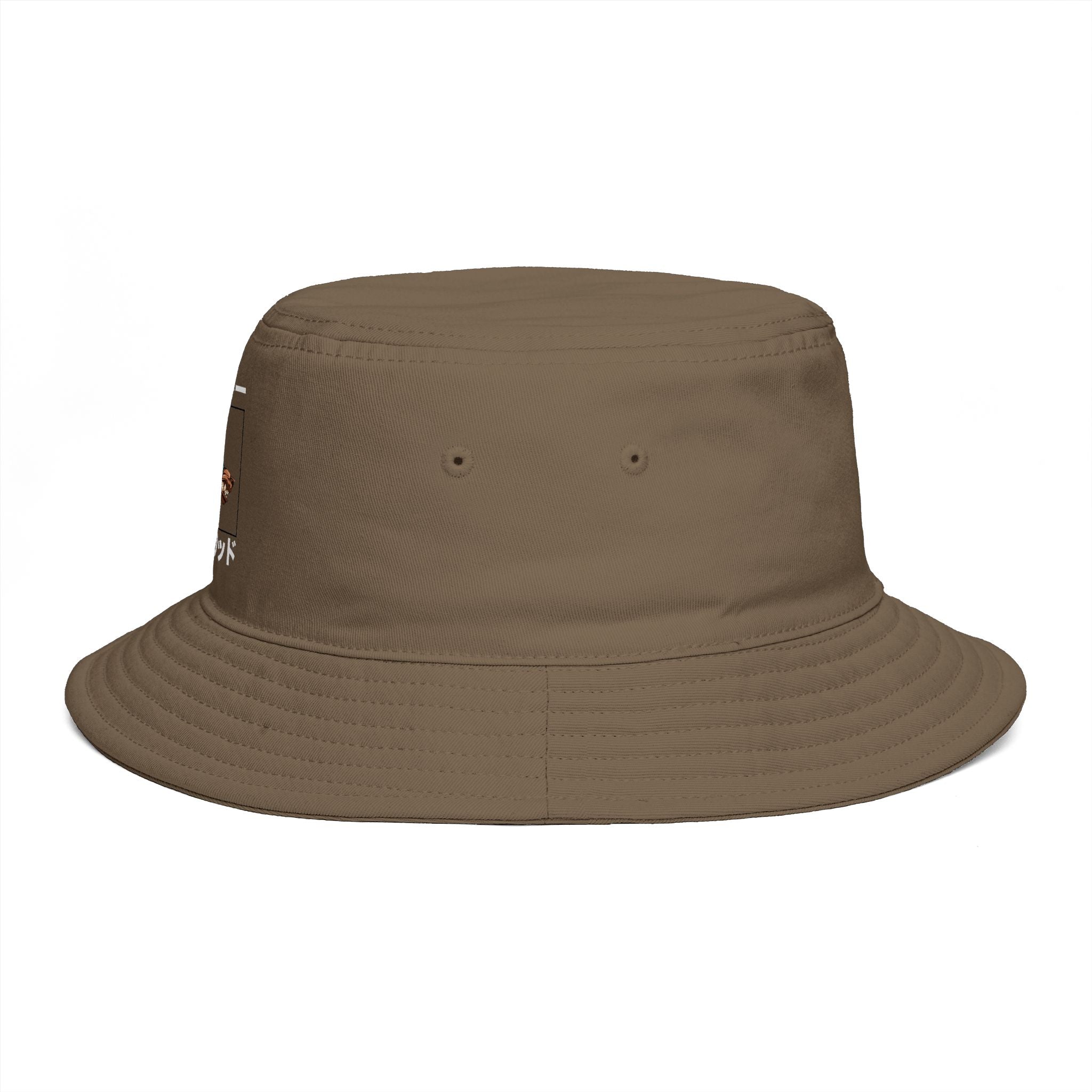Dooky Squad manga design bucket hat with Katta Kanna text