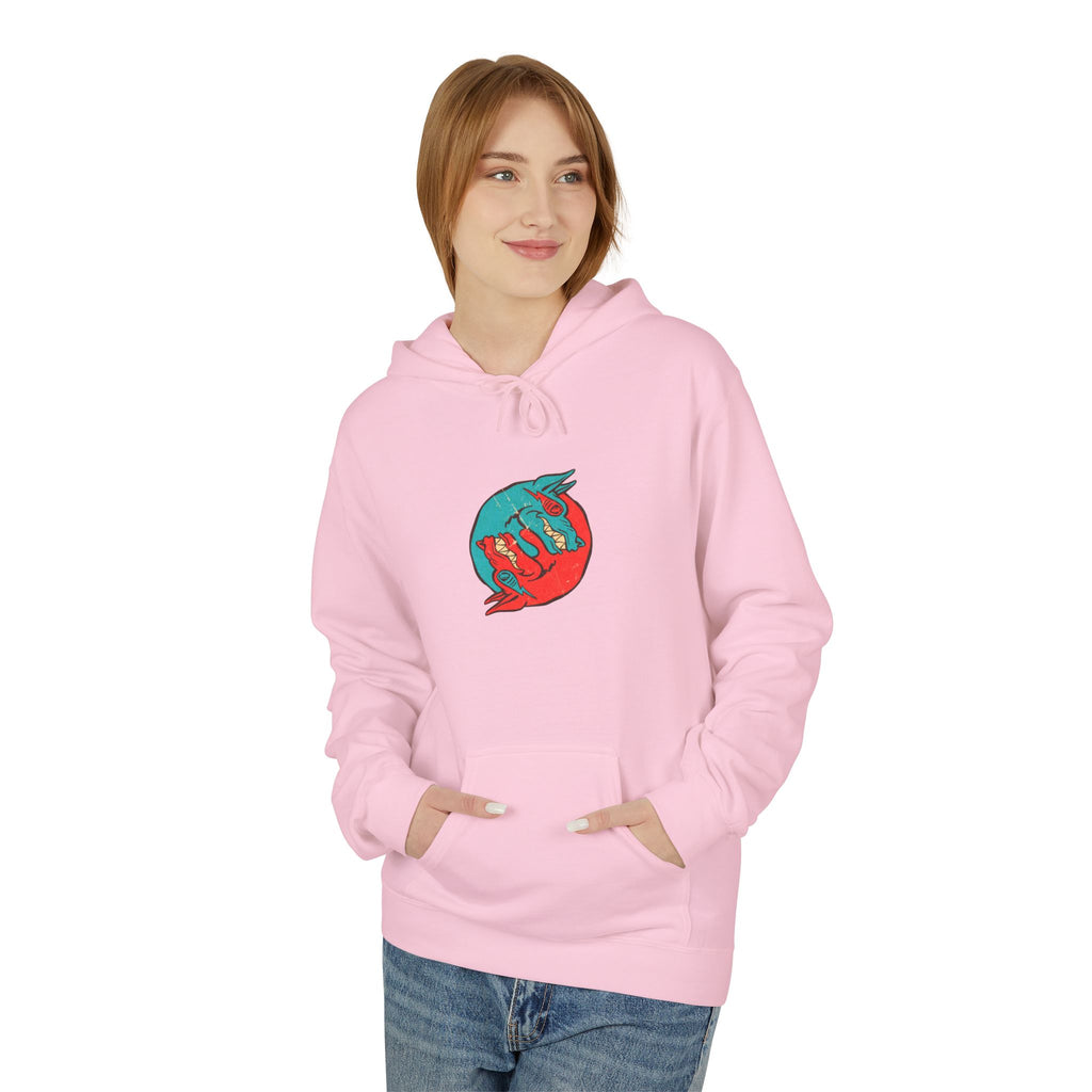 Dooky Squad comic cover hoodie with superhero graphic back print