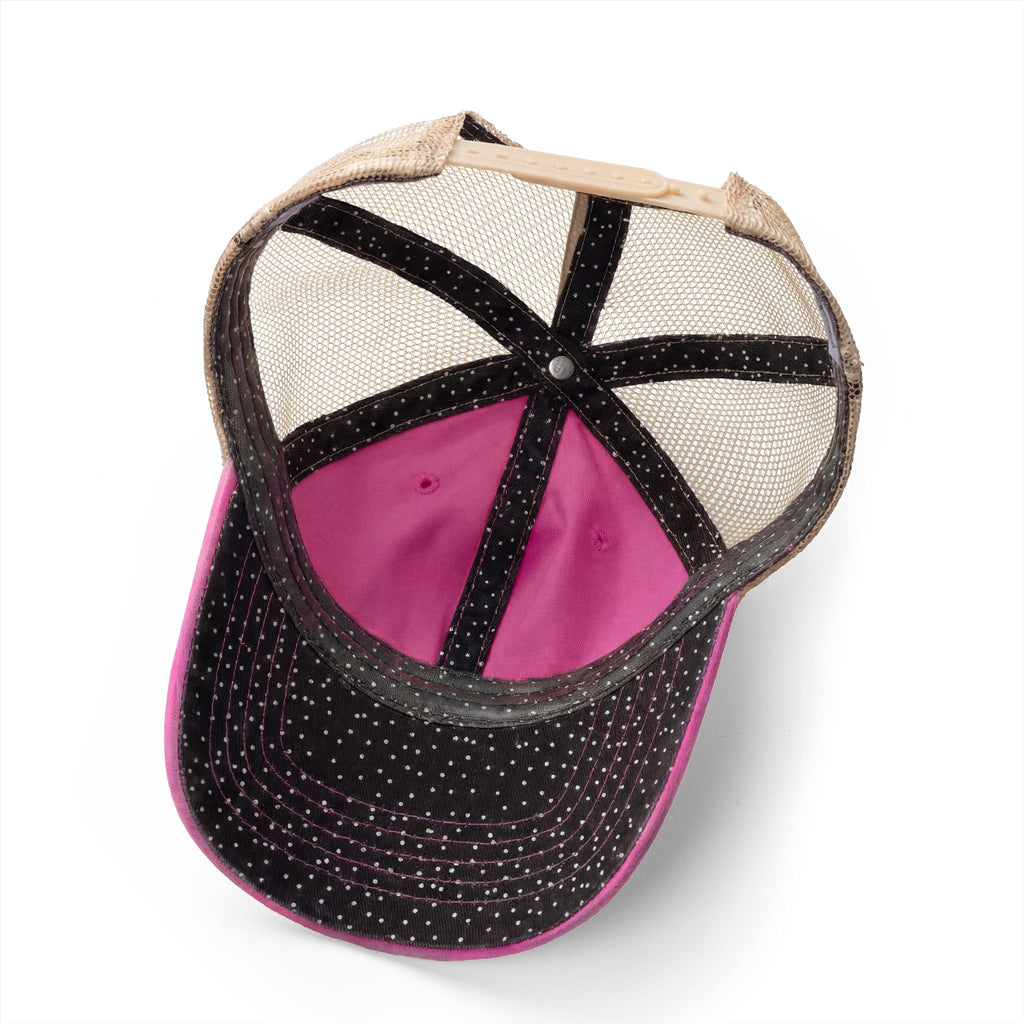 Dooky Squad yin yang women's washed mesh-back trucker cap