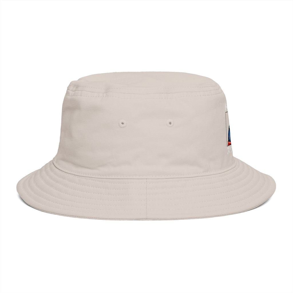 Dooky Squad manga design bucket hat with Katta Kanna text