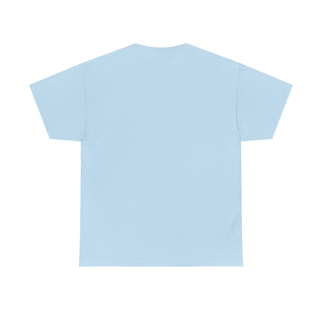 Yin Yang Brushstroke T-Shirt — Red & Blue Balance Graphic Tee