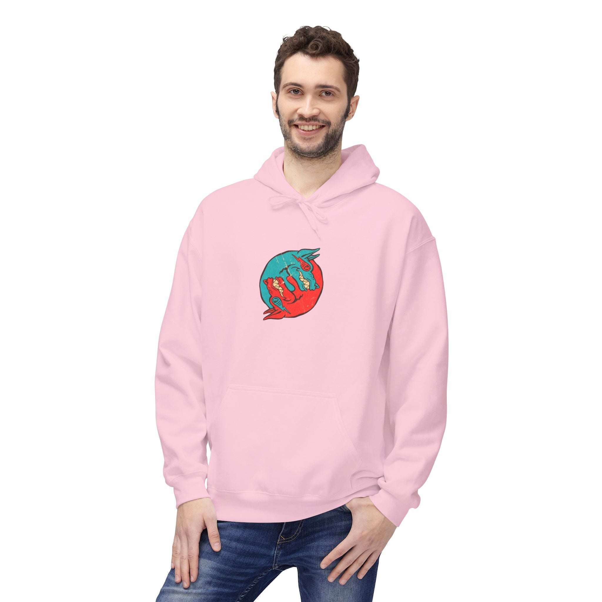 Dooky Squad comic cover hoodie with superhero graphic back print