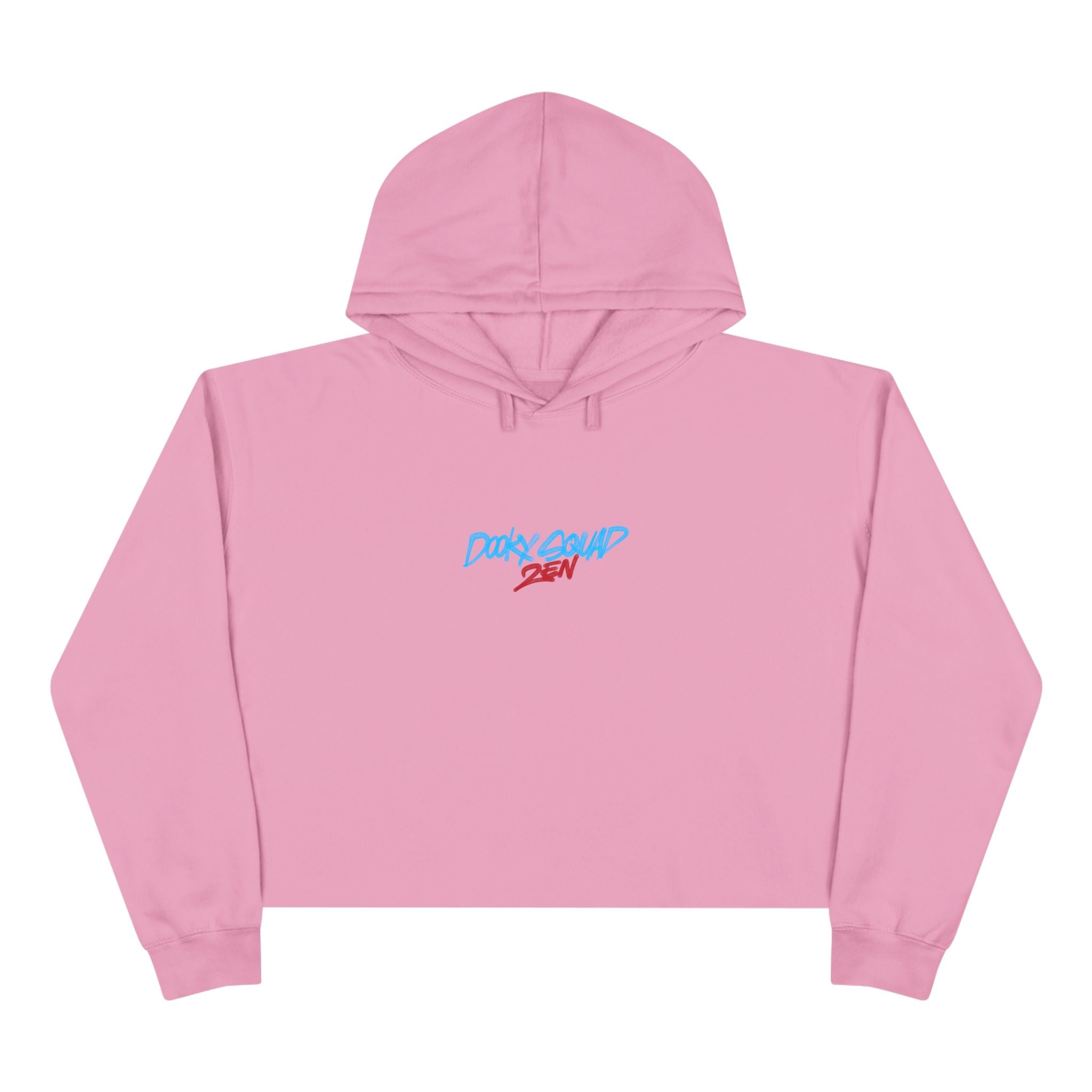 Crop Hoodie — Doberman Anime Graphic Cropped Hoodie with Japanese Text