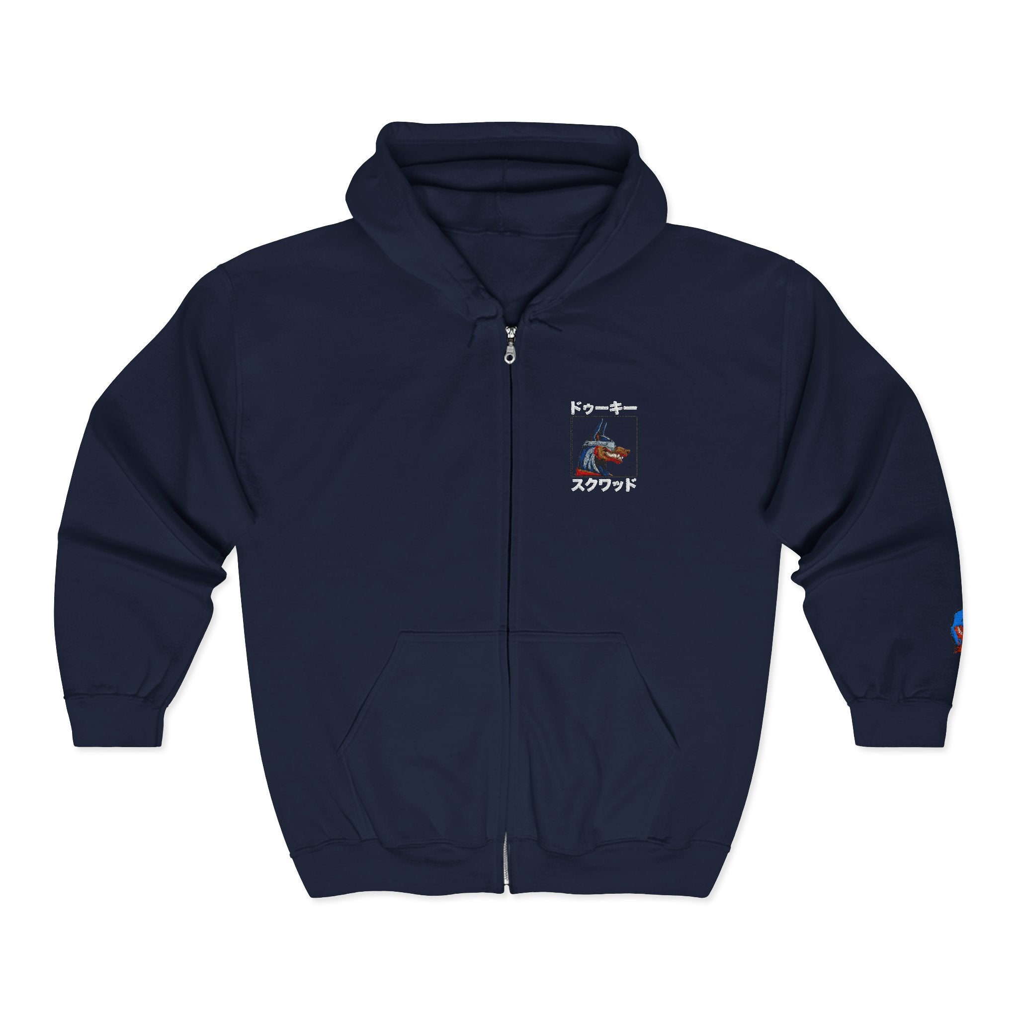 Dooky Squad unisex heavy blend full-zip hooded sweatshirt