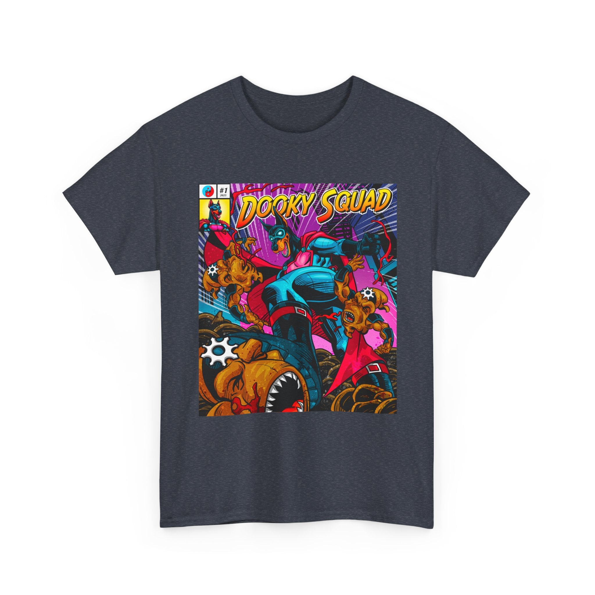 Dooky Squad OG Art tee, retro superhero graphic crewneck