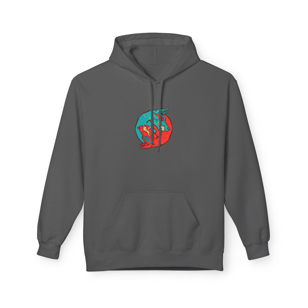 Dooky Squad comic cover hoodie with superhero graphic back print