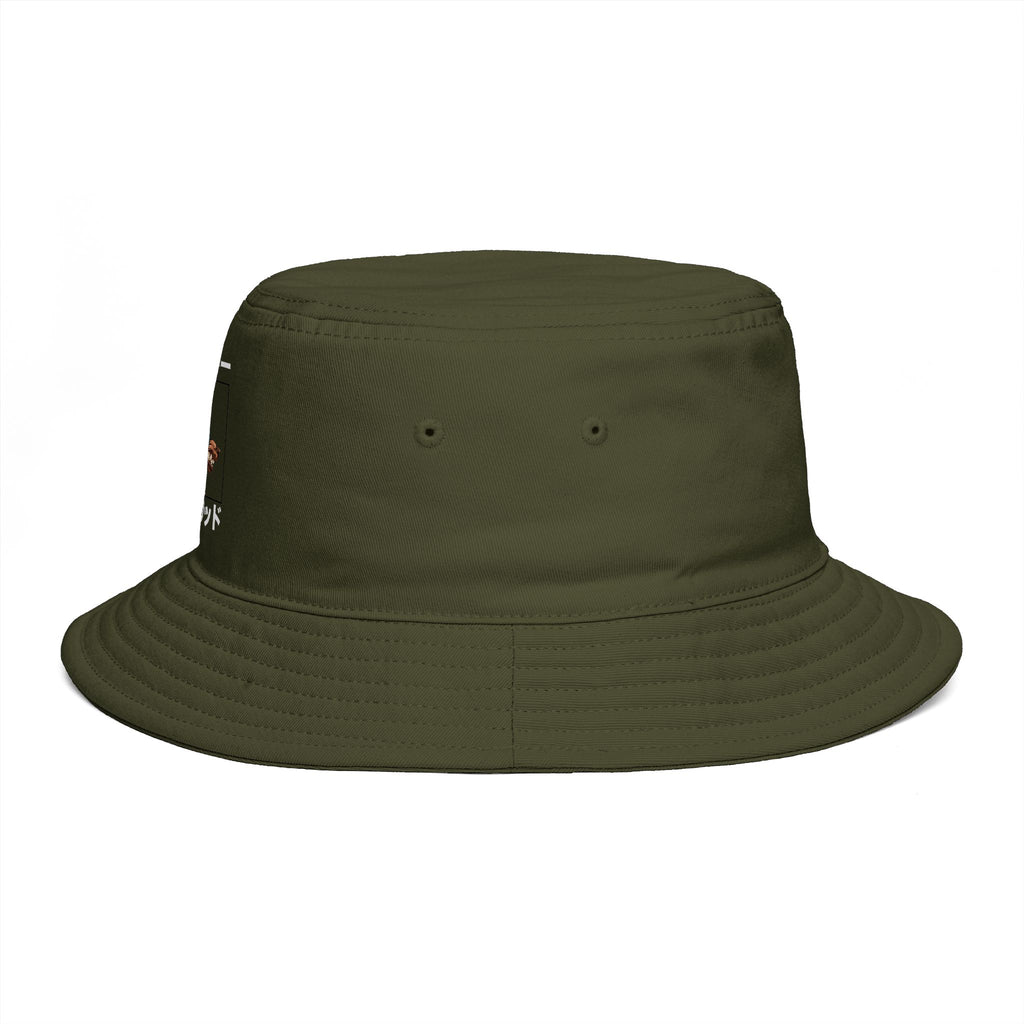 Dooky Squad manga design bucket hat with Katta Kanna text