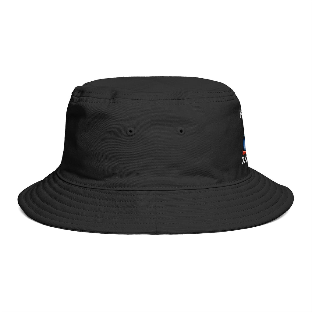 Dooky Squad manga design bucket hat with Katta Kanna text