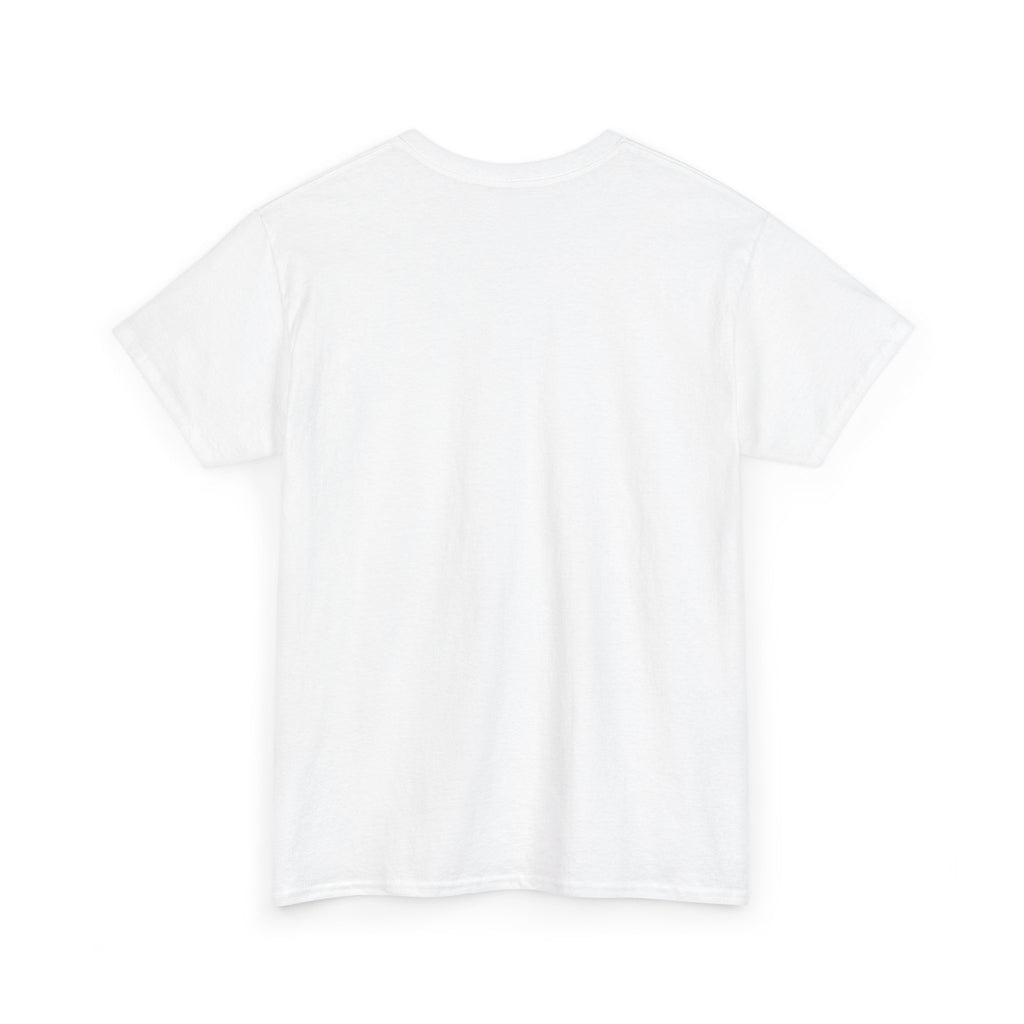 Yin Yang Brushstroke T-Shirt — Red & Blue Balance Graphic Tee