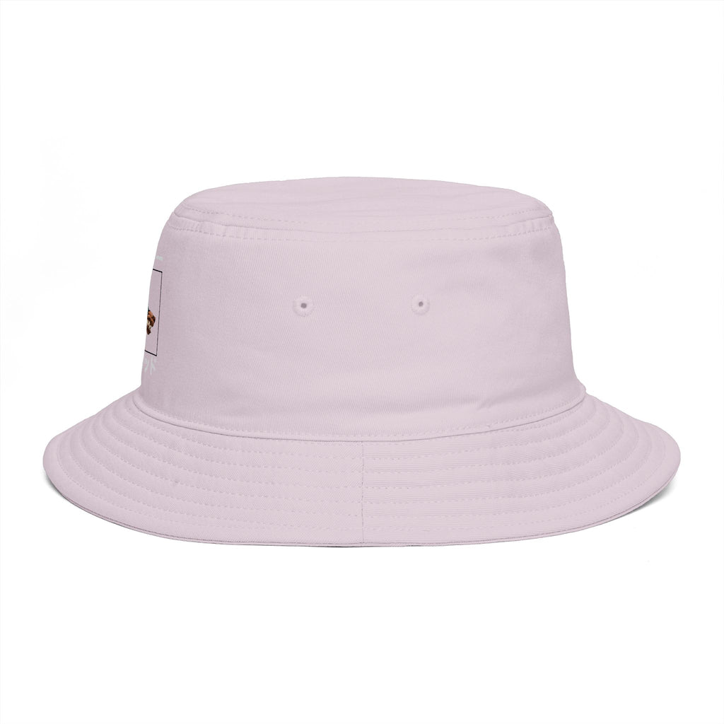 Dooky Squad manga design bucket hat with Katta Kanna text