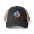 Dooky Squad yin yang women's washed mesh-back trucker cap