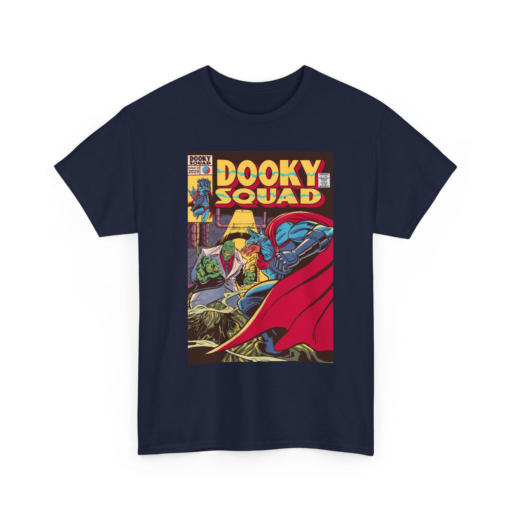 Dooky Squad Issue #1 retro comic cover tee, superhero graphic