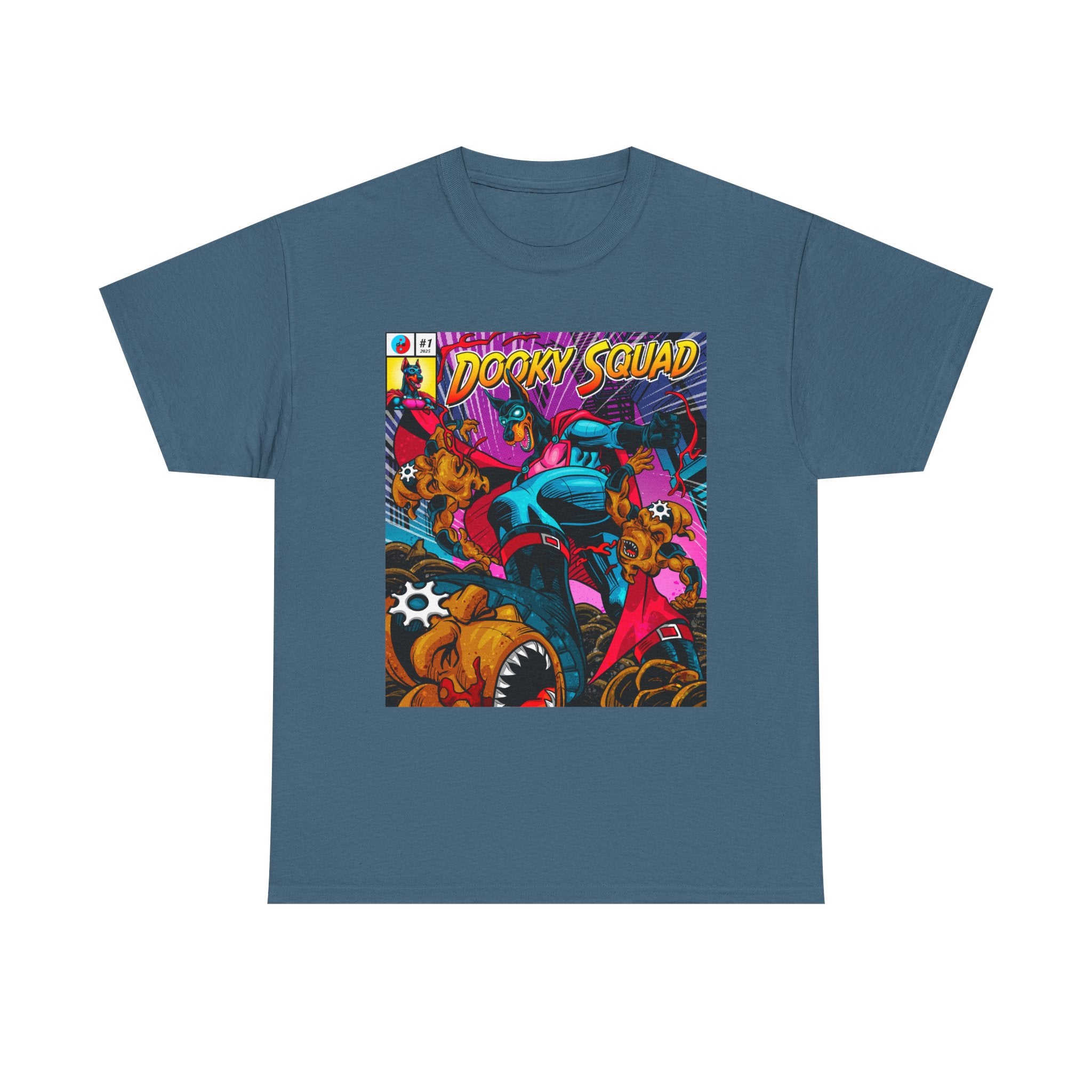 Dooky Squad OG Art tee, retro superhero graphic crewneck