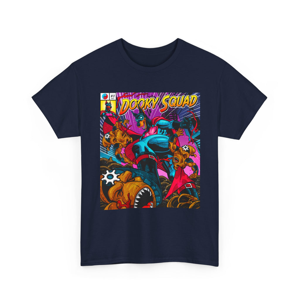 Dooky Squad OG Art tee, retro superhero graphic crewneck