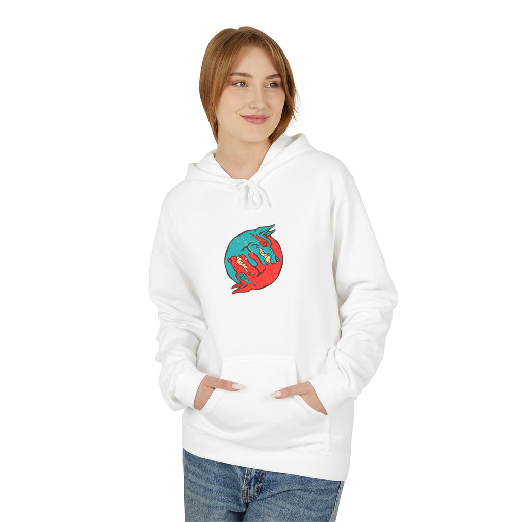 Dooky Squad comic cover hoodie with superhero graphic back print