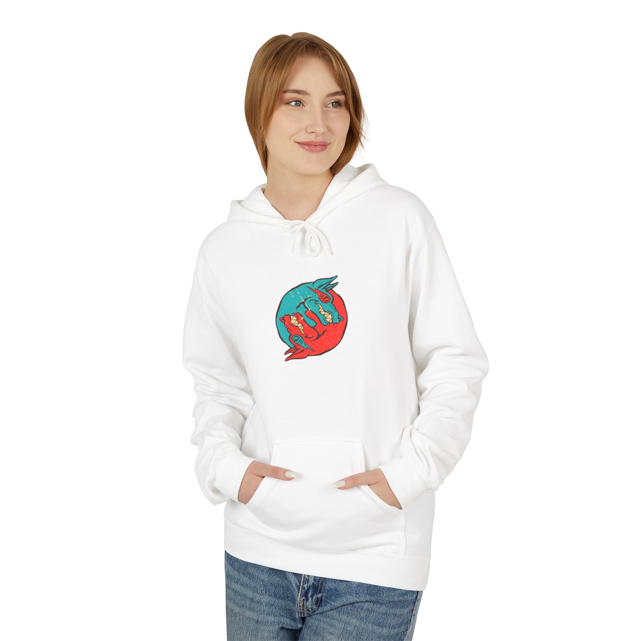 Dooky Squad comic cover hoodie with superhero graphic back print