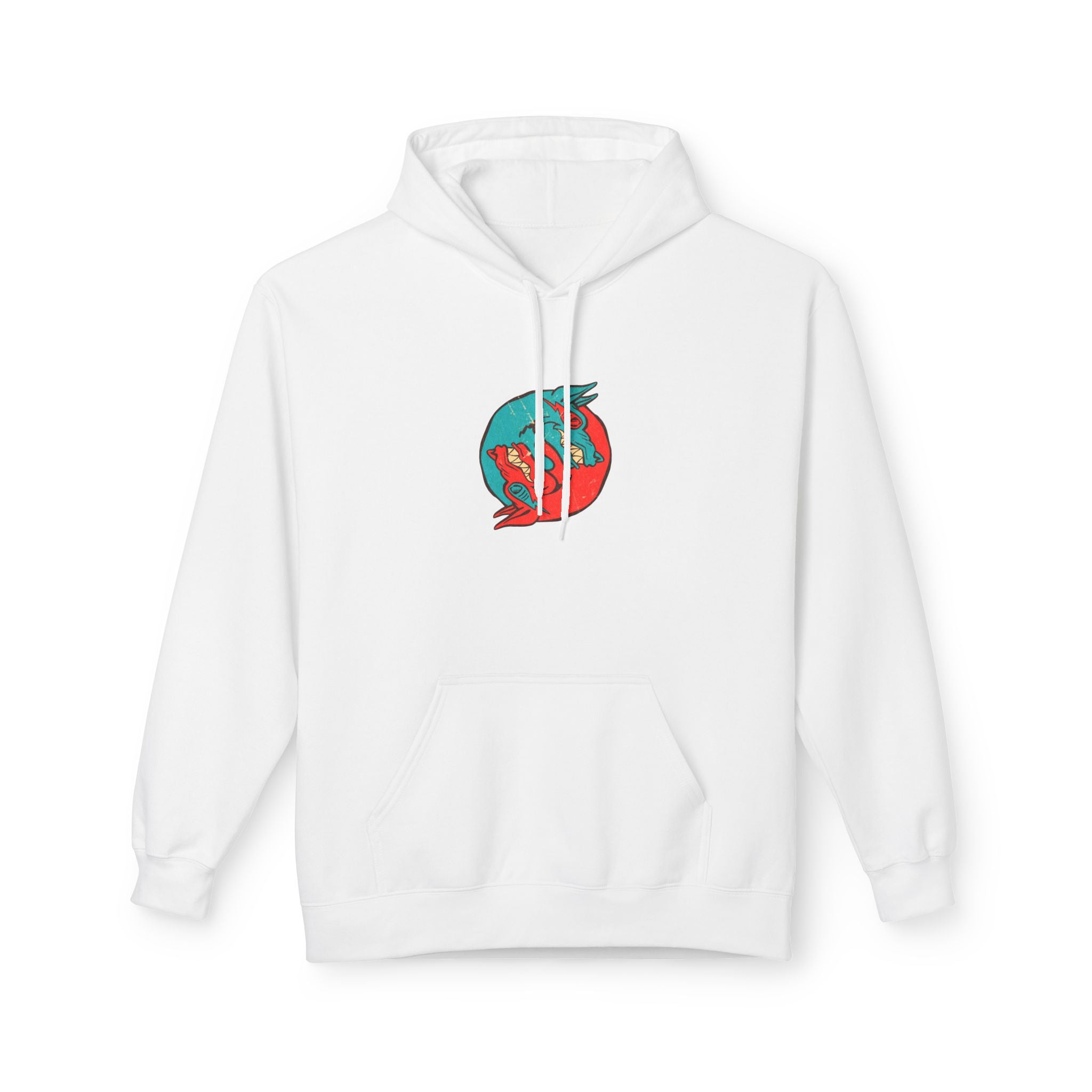 Dooky Squad comic cover hoodie with superhero graphic back print