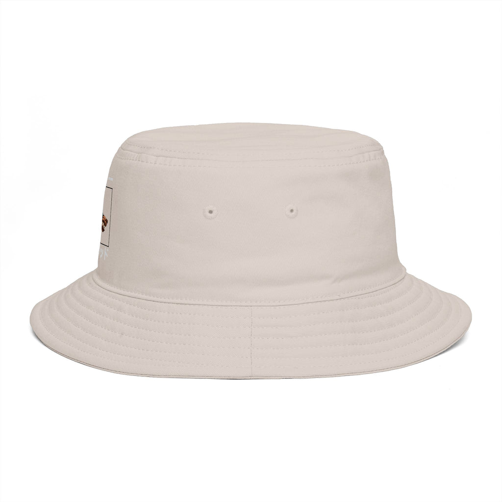 Dooky Squad manga design bucket hat with Katta Kanna text