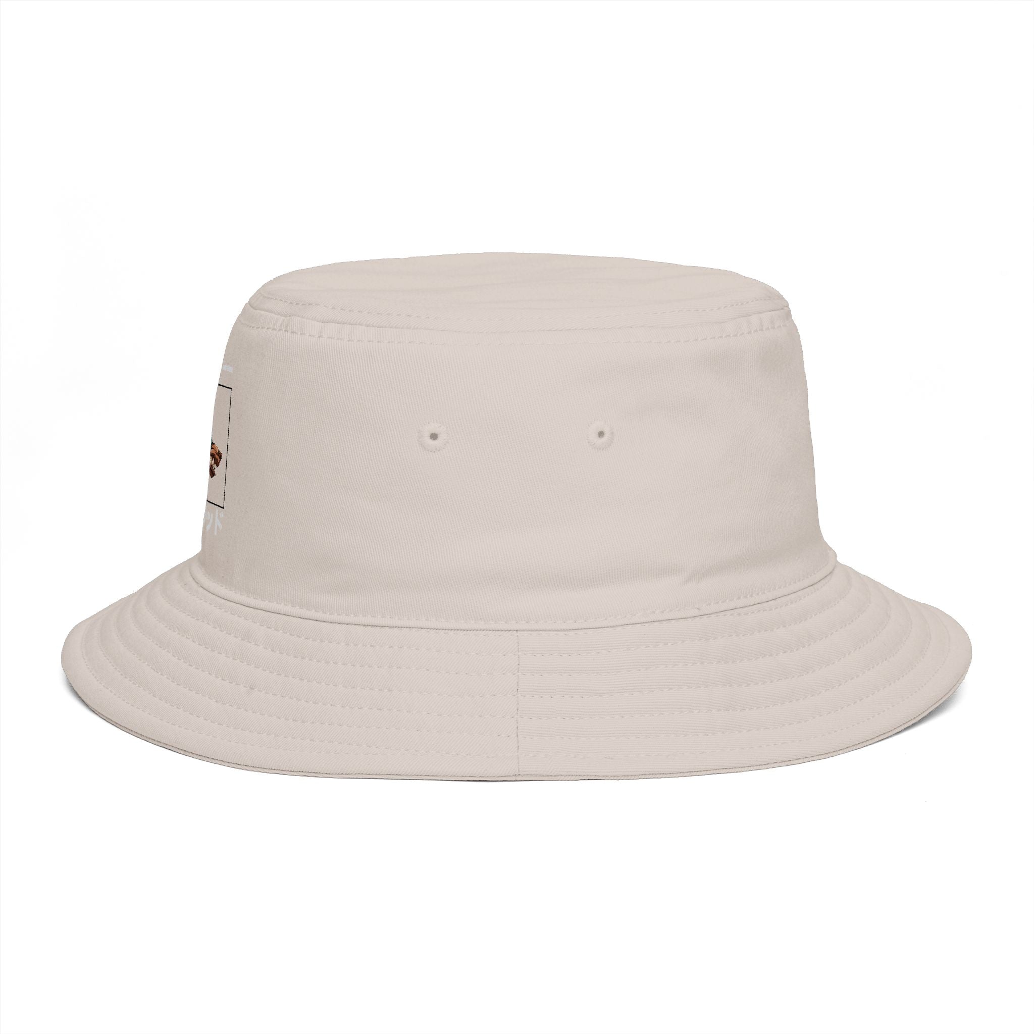 Dooky Squad manga design bucket hat with Katta Kanna text