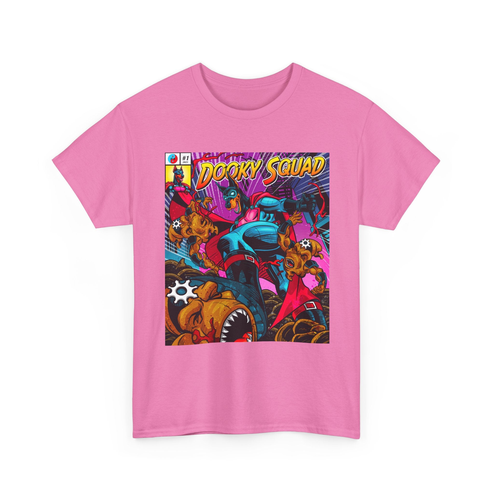 Dooky Squad OG Art tee, retro superhero graphic crewneck