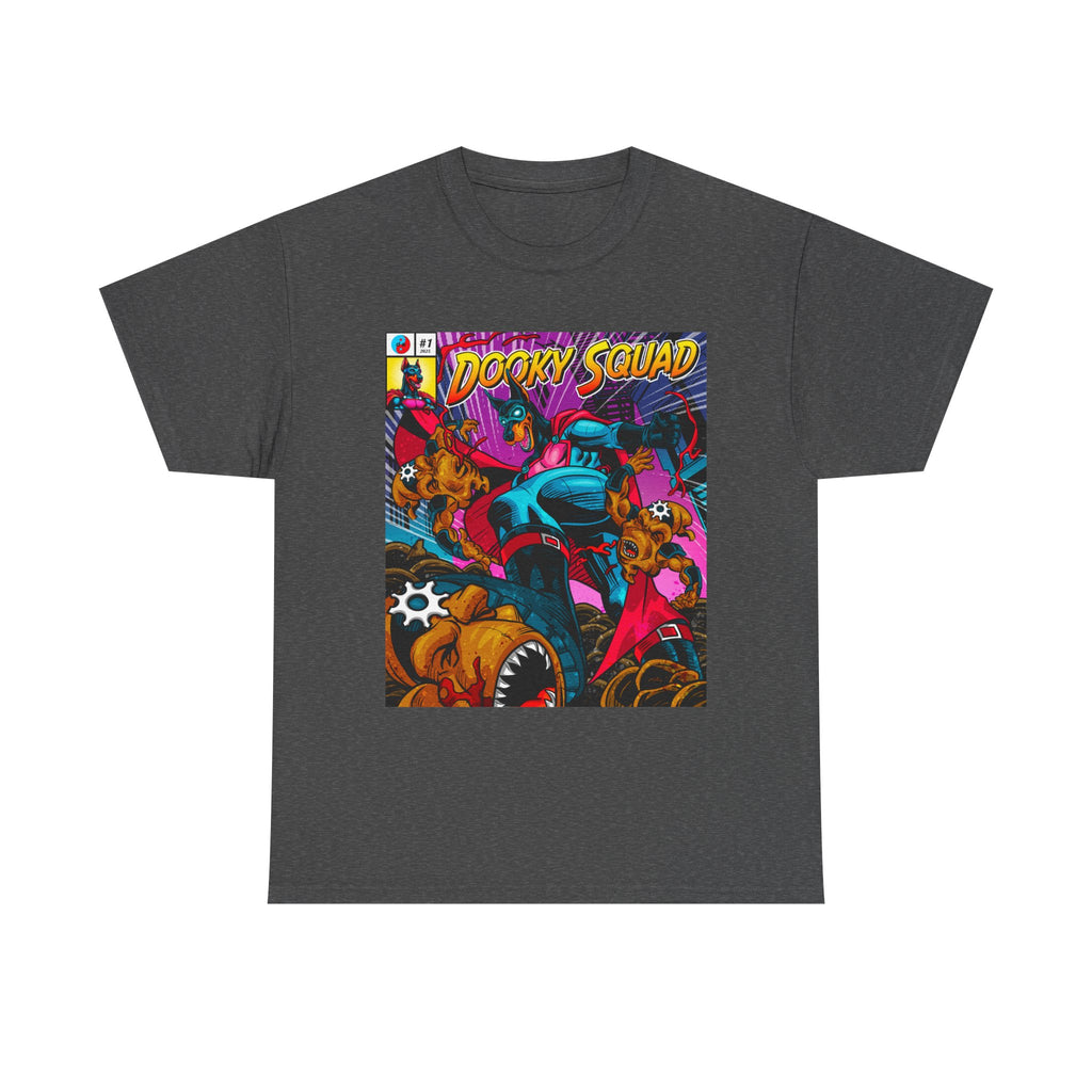 Dooky Squad OG Art tee, retro superhero graphic crewneck