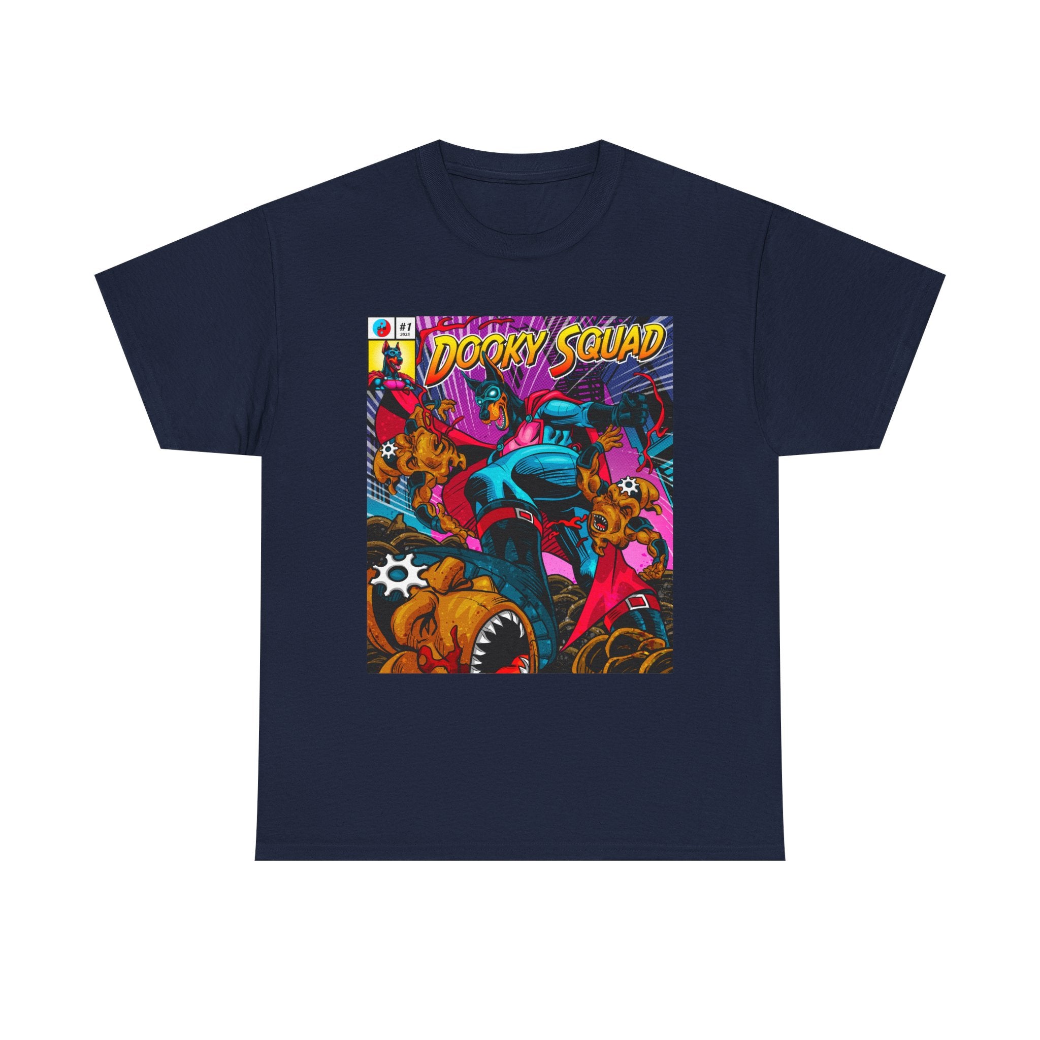 Dooky Squad OG Art tee, retro superhero graphic crewneck