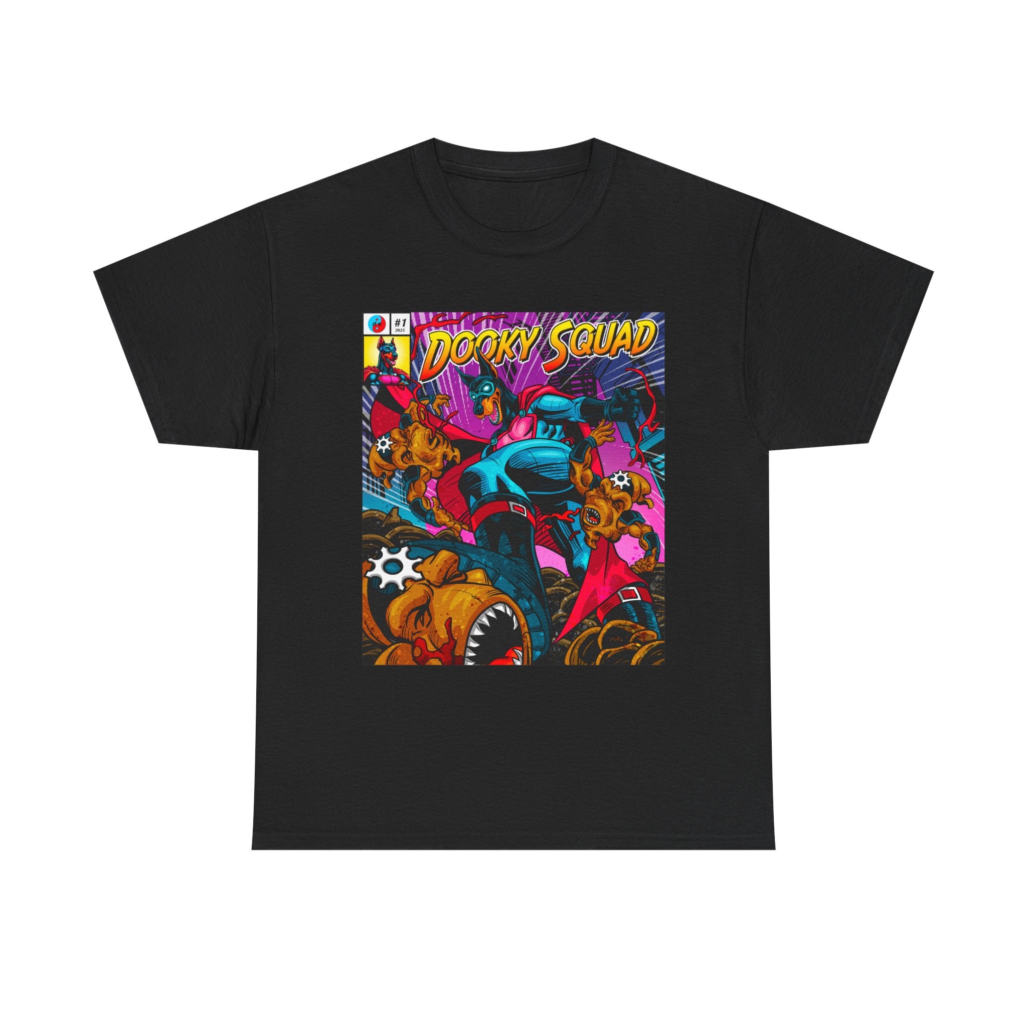 Dooky Squad OG Art tee, retro superhero graphic crewneck