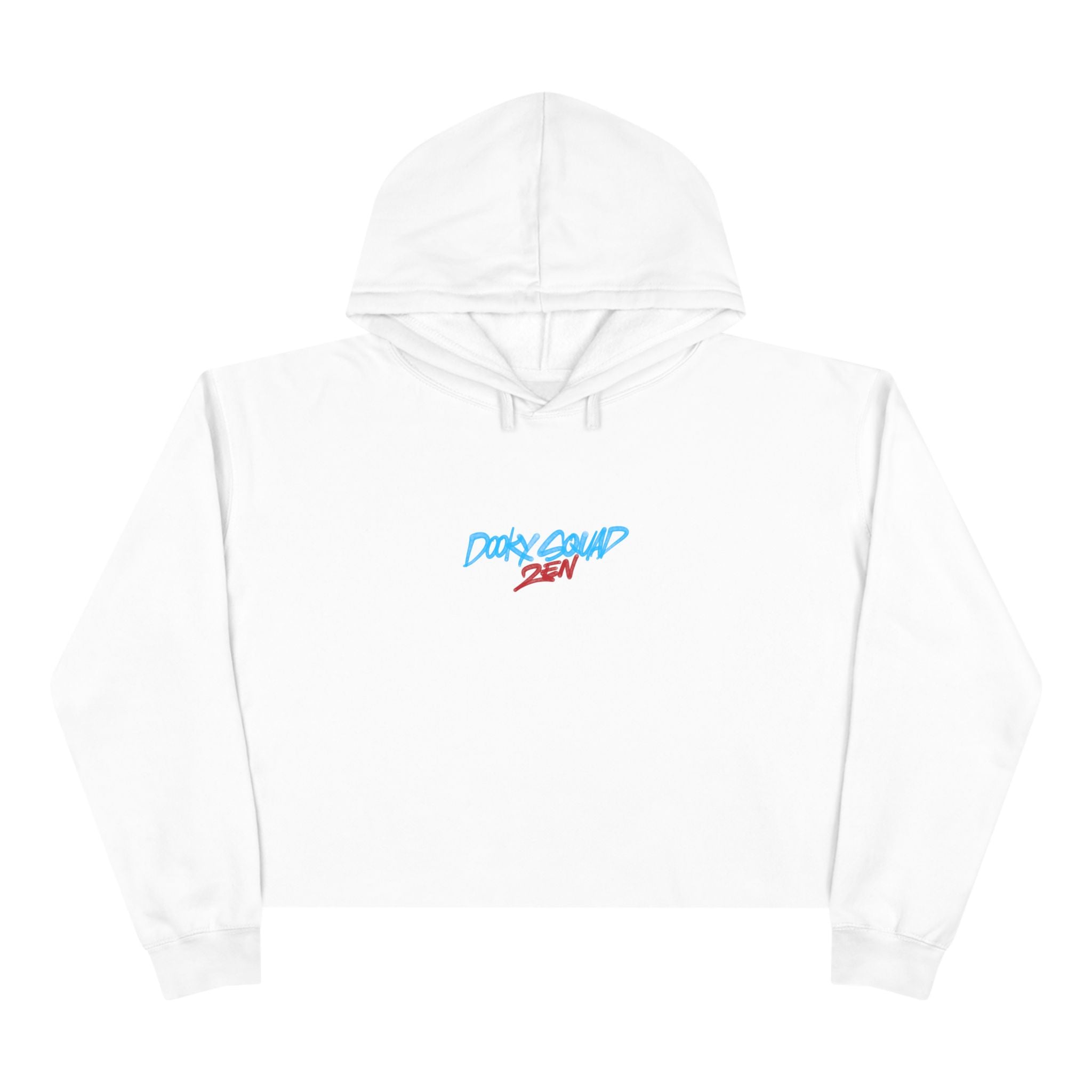 Crop Hoodie — Doberman Anime Graphic Cropped Hoodie with Japanese Text