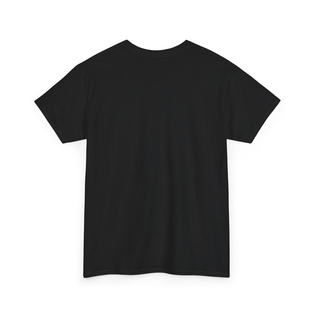 Yin Yang Brushstroke T-Shirt — Red & Blue Balance Graphic Tee