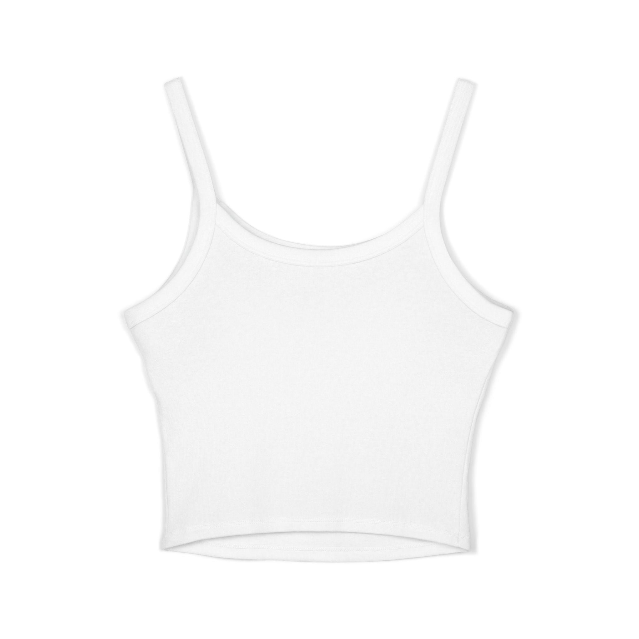 Women's Spaghetti Strap Tank Top — Red & Blue Yin Yang Fox Graphic Tank
