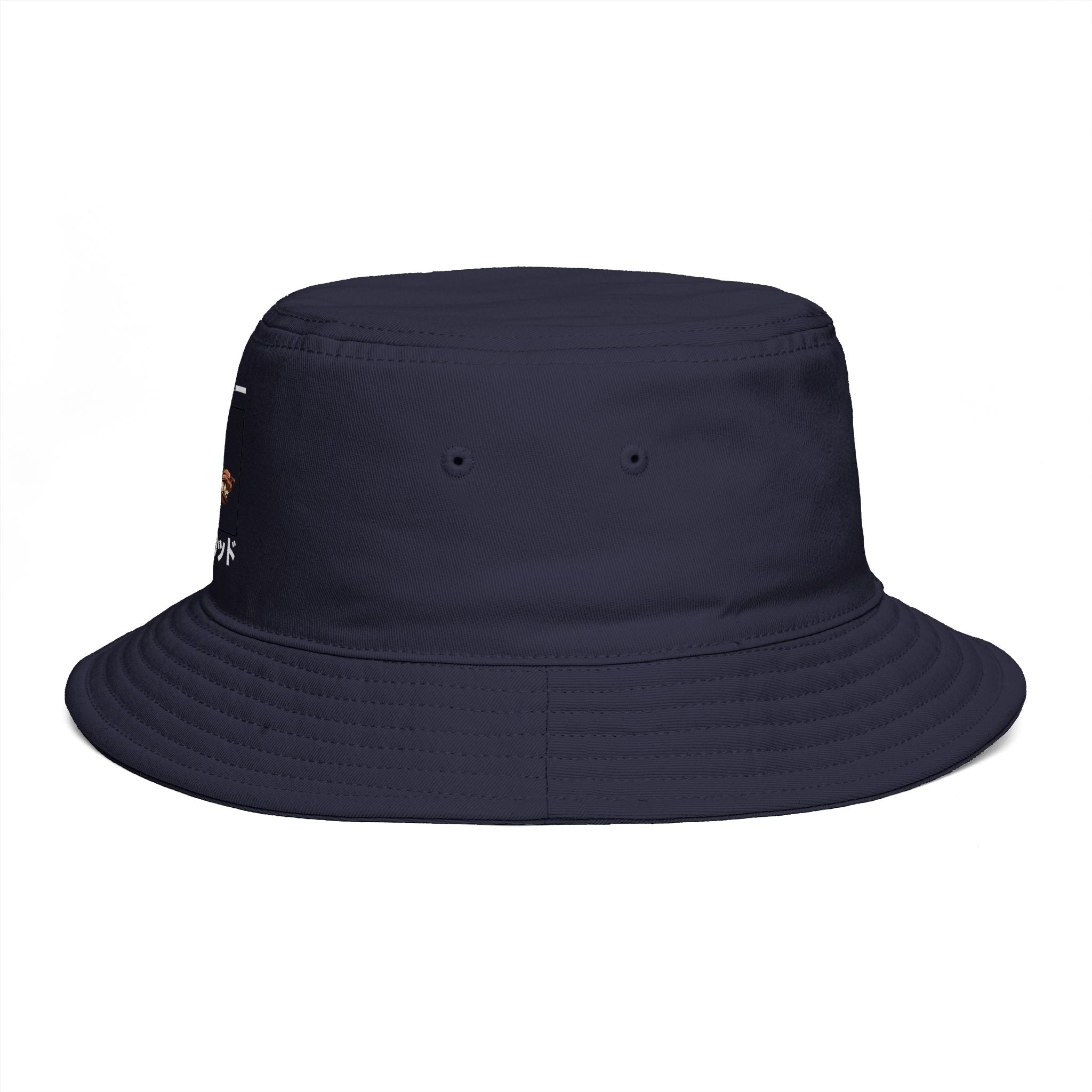 Dooky Squad manga design bucket hat with Katta Kanna text